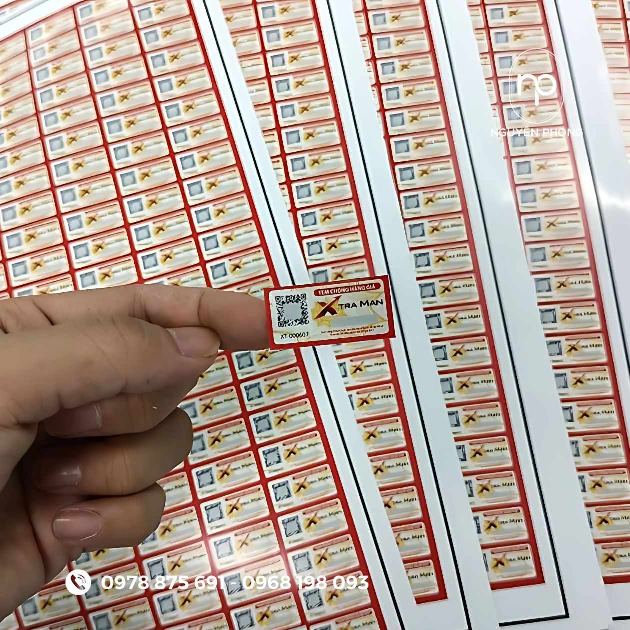Mẫu in tem bảo hành